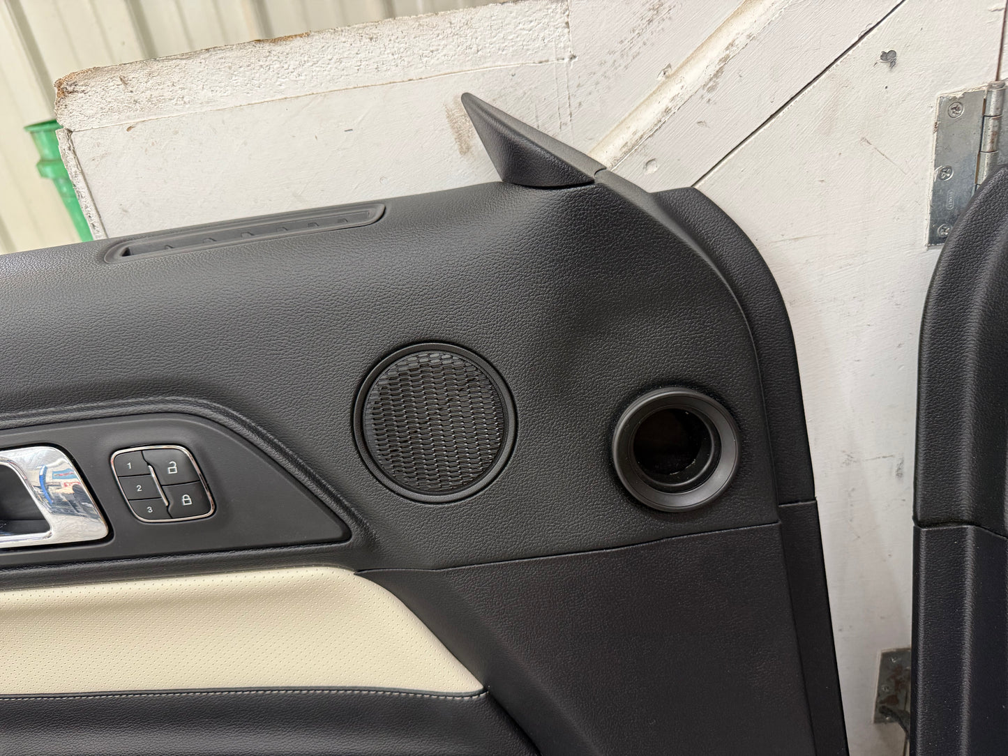 2015-2017 Ford Mustang 50th Anniversary Premium Leather Door Panels Pair
