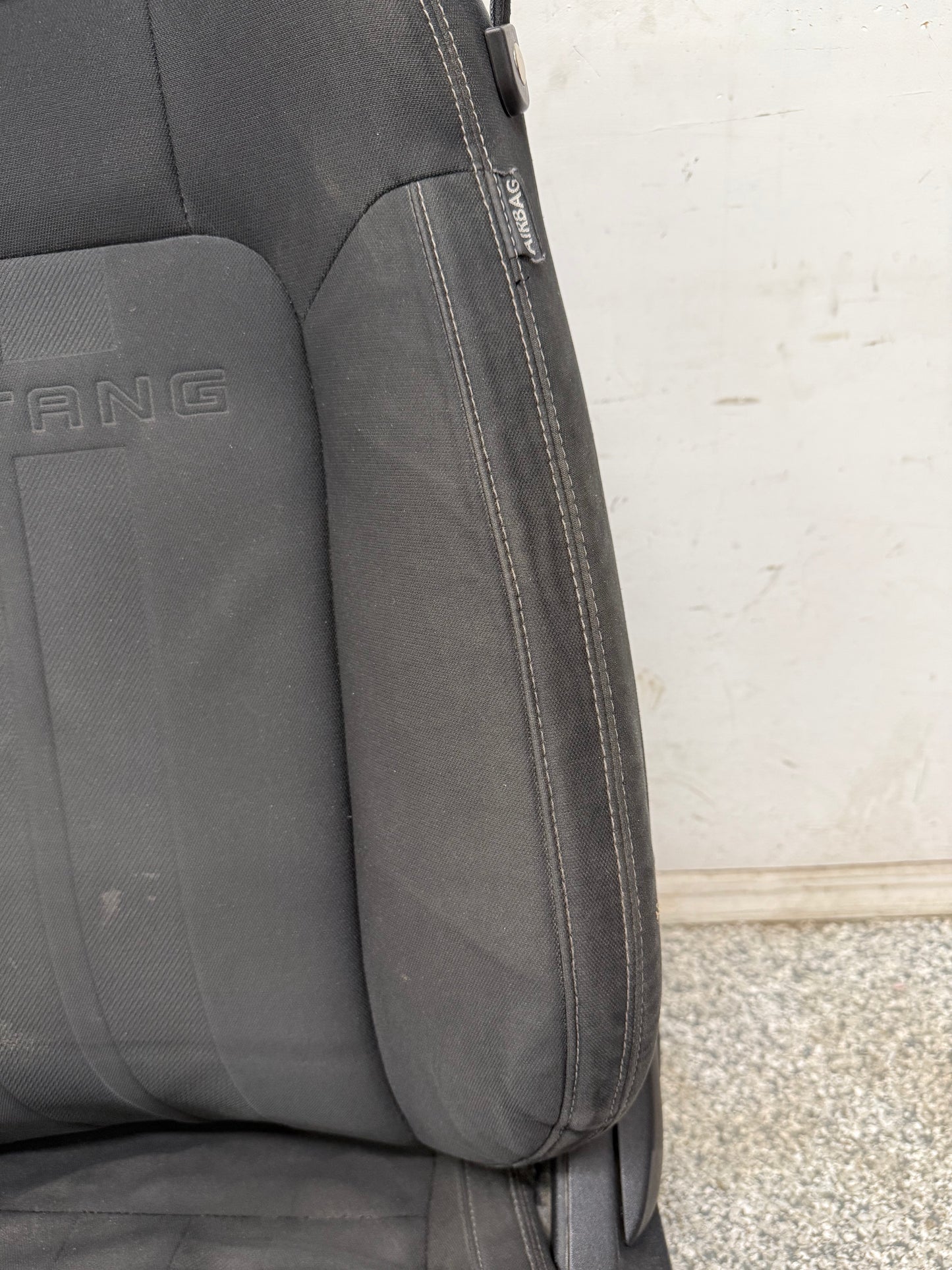 2018-2023 Ford Mustang GT Coupe LH Driver Seat Black Cloth