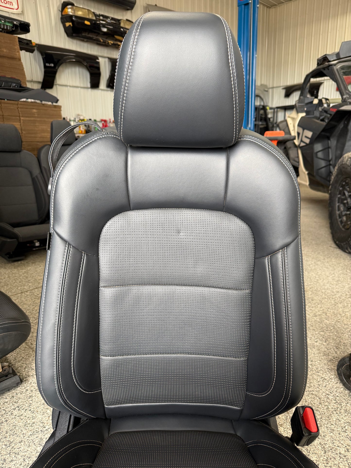 2024-2026 Ford Mustang GT Black Leather Coupe Front & Rear Seats