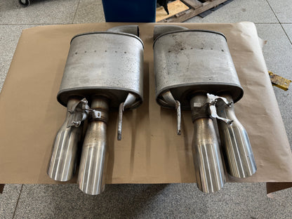 2018-2023 Ford Mustang GT Active Exhaust Quad Tip Mufflers