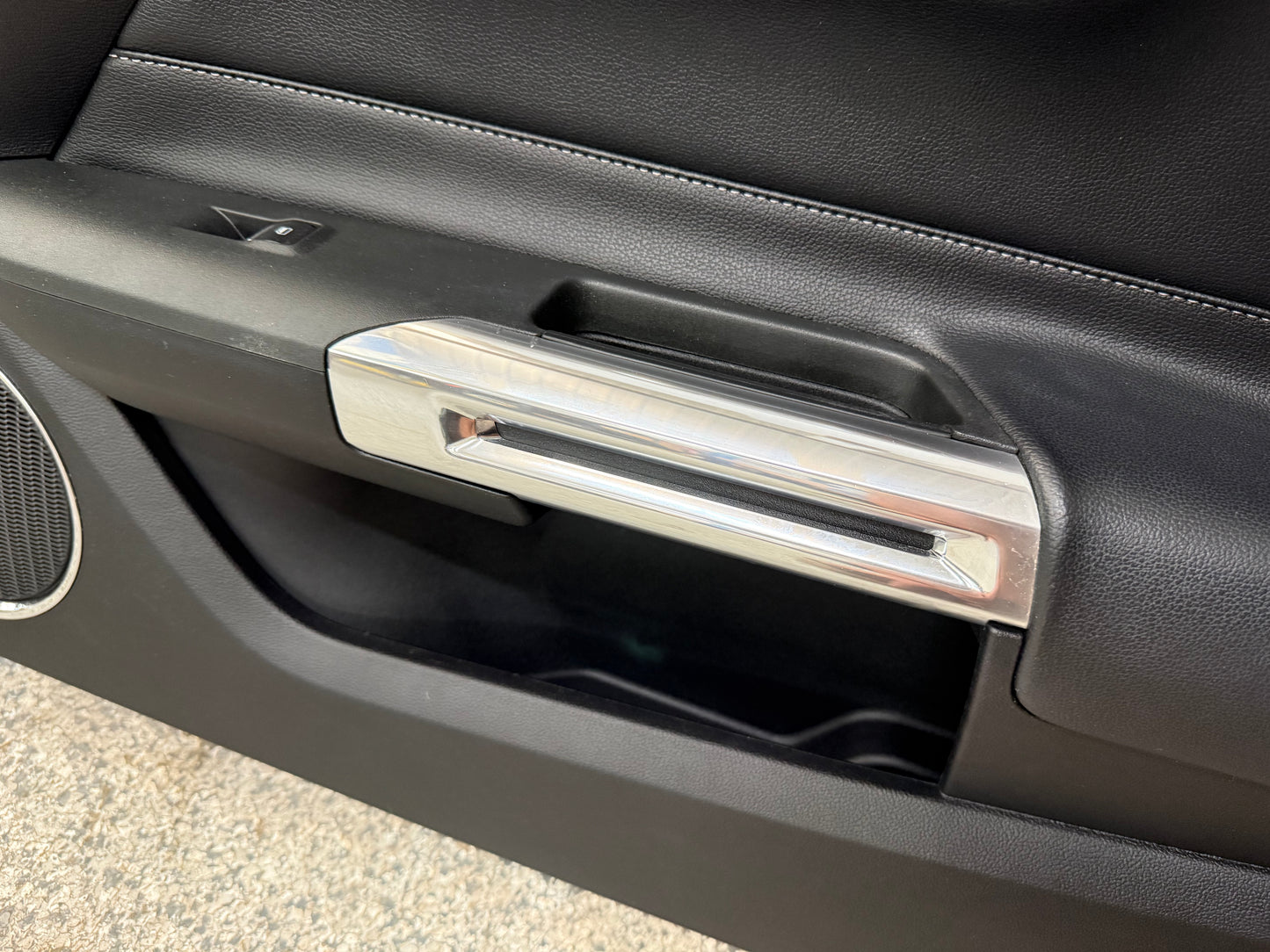 2015-2017 Ford Mustang GT V6 EcoBoost LH RH Leather Insert Door Panels Pair