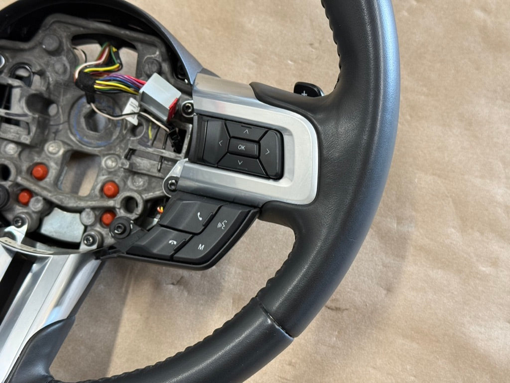2018-2023 Ford Mustang Leather Steering Wheel Automatic Paddle Shifters