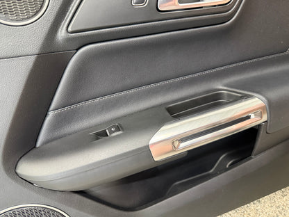 2018-2023 Mustang GT V6 EcoBoost LH RH Premium Leather Insert Door Panels Pair