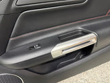 2015-2017 Ford Mustang GT V6 EcoBoost LH RH Leather Insert Door Panels Pair