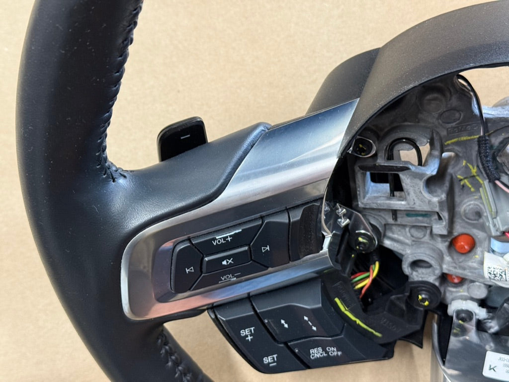 2018-2023 Mustang Leather Steering Wheel Automatic Paddle Shifters Heated