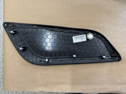 2018-2023 Mustang GT Center Console Top Interior Trim Pieces Leather Red Stitch