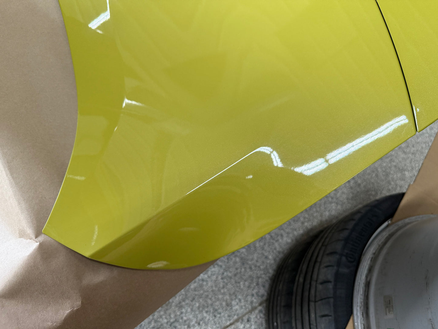 2024-2026 Ford Mustang GT Coupe Trunk Lid "B7" "Intense Lime Yellow Metallic"