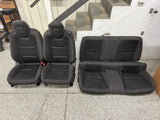 2010-2015 Chevy Camaro SS Black Cloth Seats Front & Rear Coupe