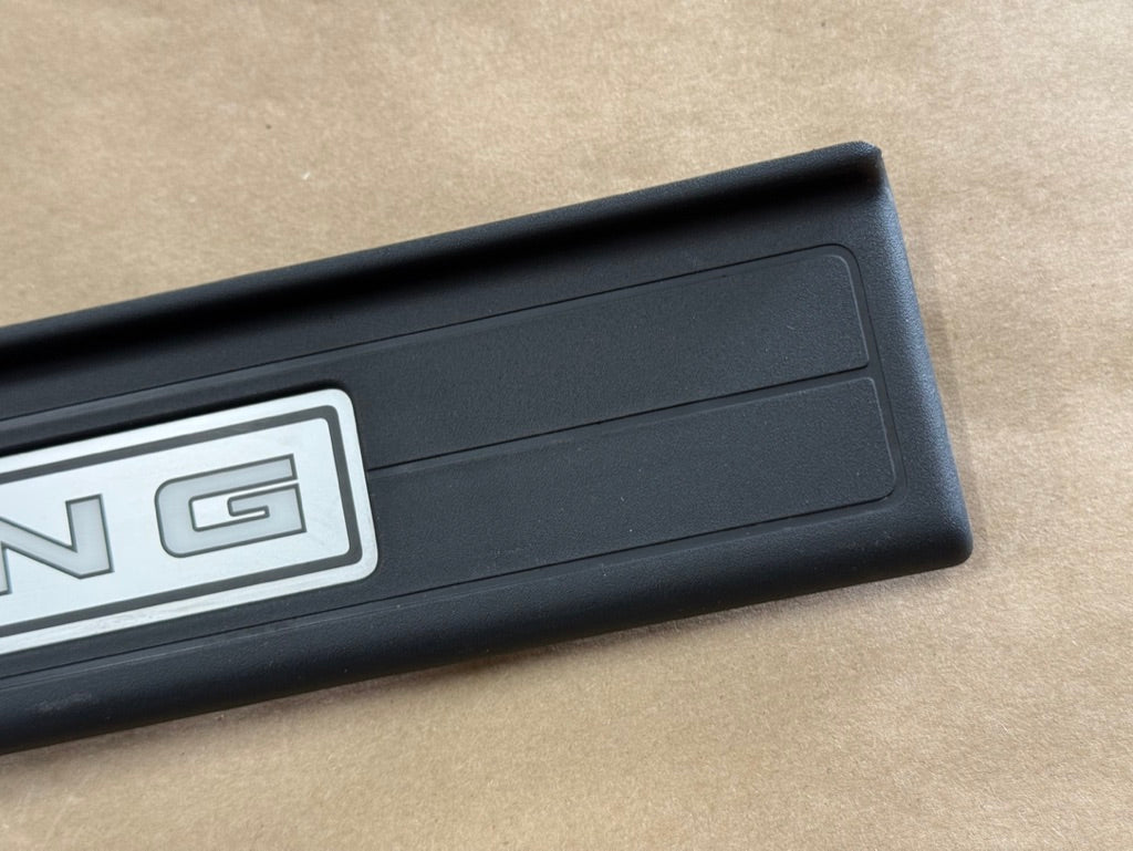 2024-2026 Ford Mustang "My Color" Sill/Scuff Plates Interior Trim Black