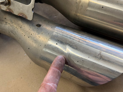 2018-2023 Ford Mustang GT LH Driver Side Active Exhaust Muffler Quad Tip