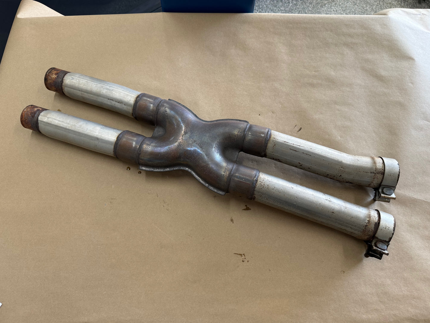 2018-2023 Ford Mustang GT Resonator Delete Unknown Brand X-Pipe - Aftermarket