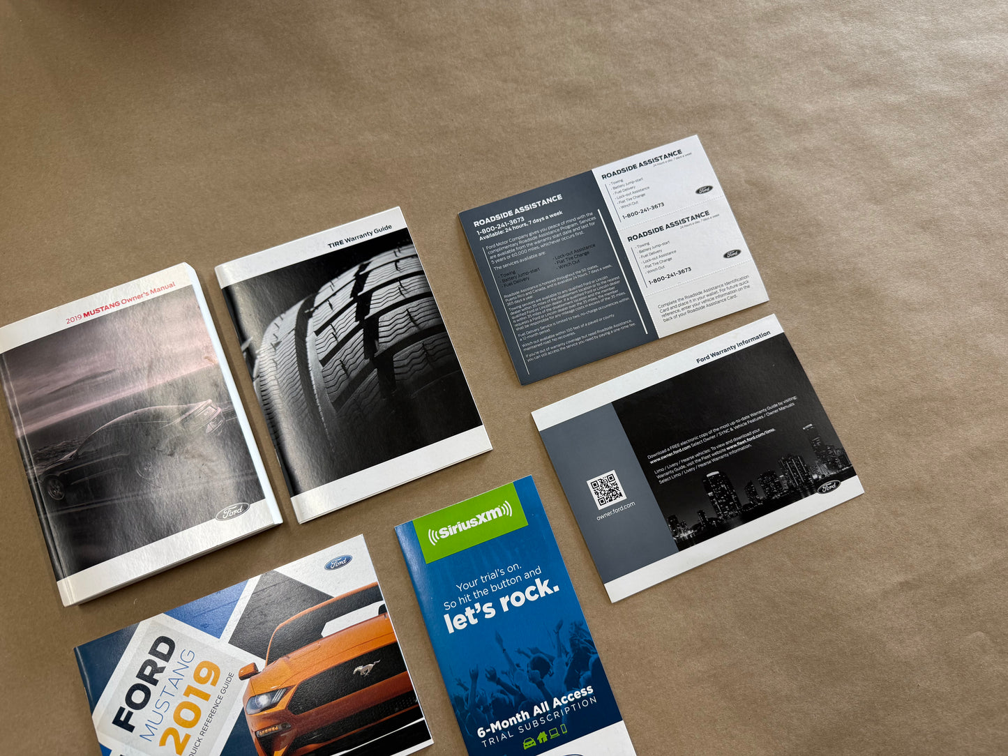 2019 Ford Mustang GT Owners Manual & Literature