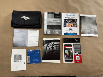 2016 Ford Mustang GT Owners Manual & Literature w/Cover