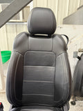 2018-2023 Ford Mustang GT Black Leather Coupe Front & Rear Seats