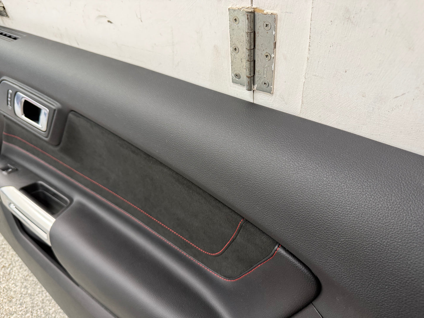 2018-2023 Ford Mustang LH RH California Special Door Panels Pair Red Stitch