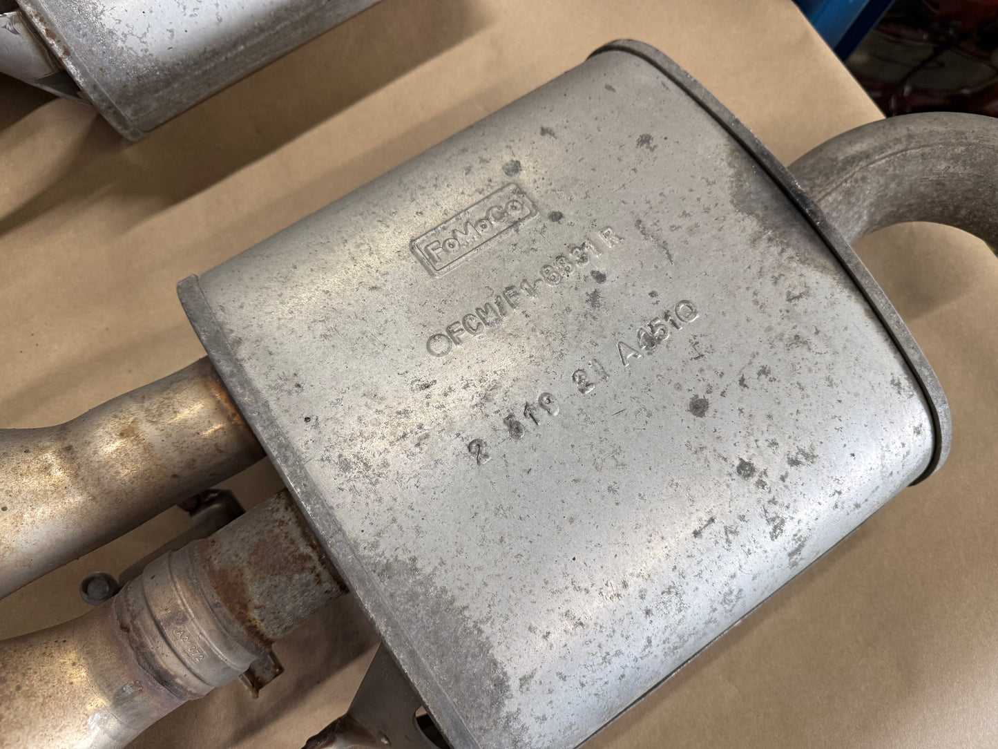 2018-2023 Ford Mustang GT Active Exhaust Quad Tip Mufflers