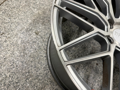 2015-2023 Ford Mustang F1R F103 Brushed Silver Wheels Set of 4 20x10"