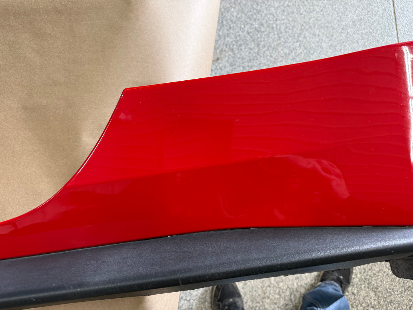 2015-2023 Mustang GT V6 LH Side Skirt Molding Driver Side "Race Red"