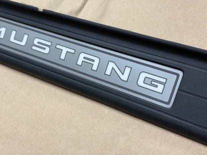 2015-2023 Ford Mustang "My Color" Sill/Scuff Plates Interior Trim Black