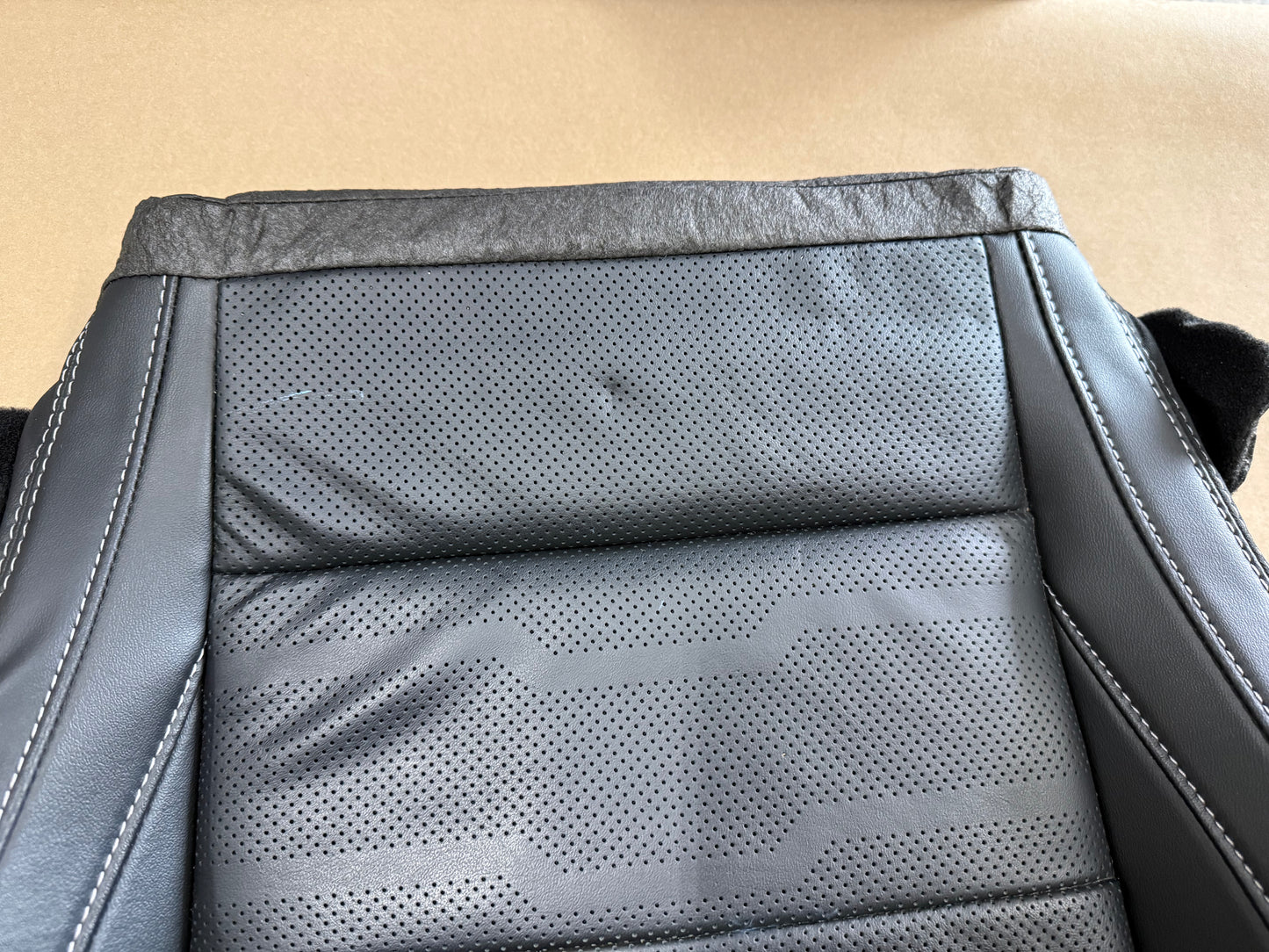 2018-2023 Ford Mustang RH Passenger Side Front Lower Leather Seat Cover