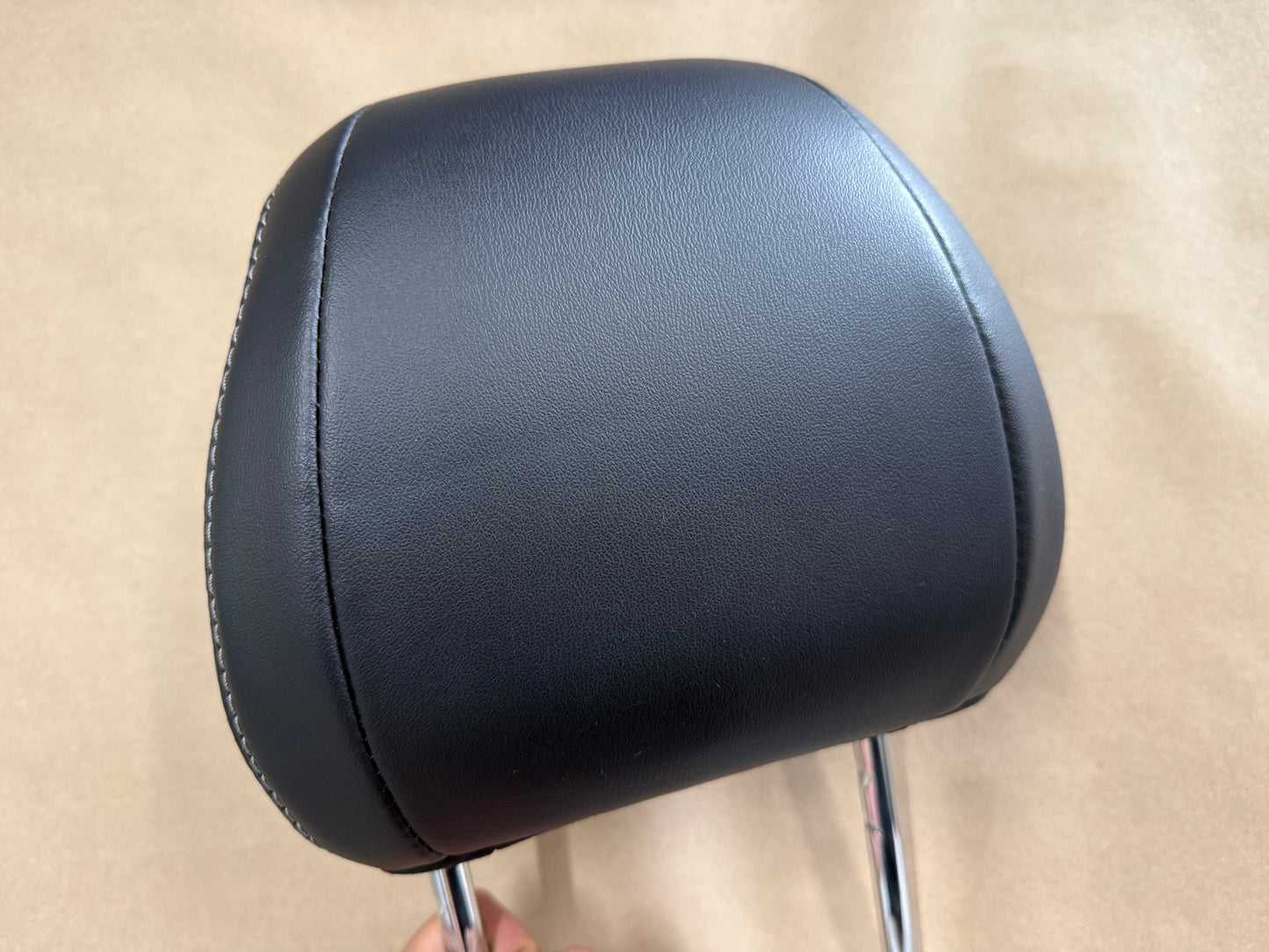 2018-2023 Ford Mustang RH Passenger Seat Headrest "White/Grey Stitch"