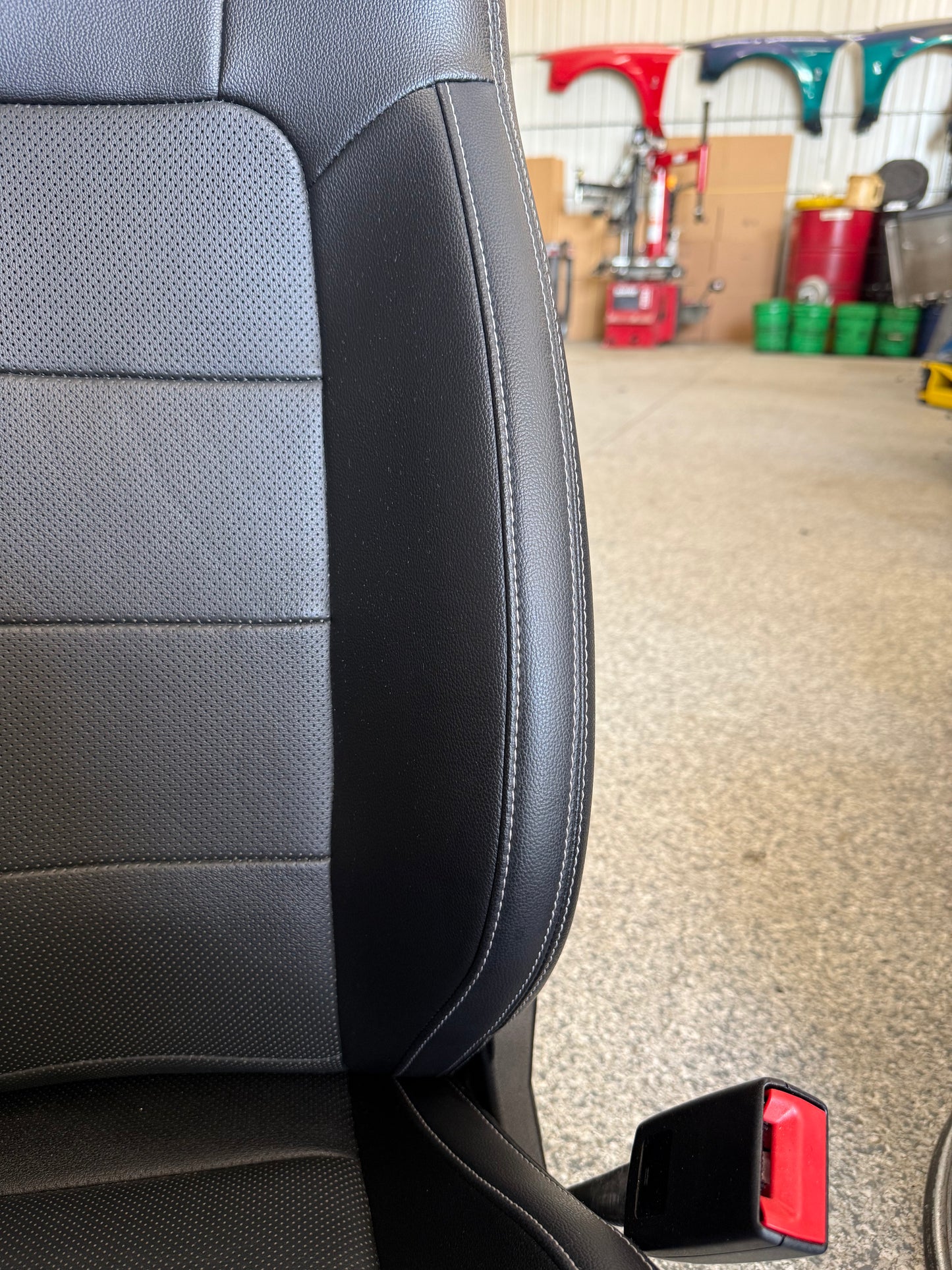 2018-2023 Ford Mustang GT Black Leather Coupe Front & Rear Seats