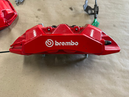 2024-2026 Ford Mustang GT Rear Brake Calipers Pair 4 Piston Brembo