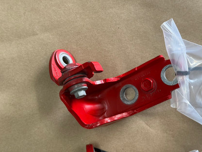 2015-2023 Ford Mustang GT GT500 Door Hinges RH Pass. Upper Lower "Race Red"