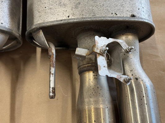 2018-2023 Ford Mustang GT Active Exhaust Quad Tip Mufflers