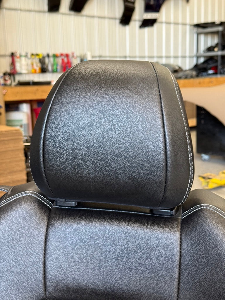 2018-2023 Ford Mustang GT Black Leather Coupe Front & Rear Seats