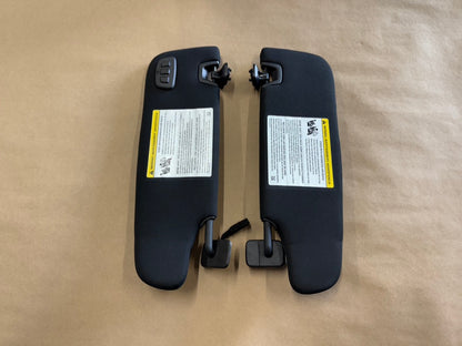 2015-2023 Ford Mustang Coupe Sun Visors Pair "Home Link"