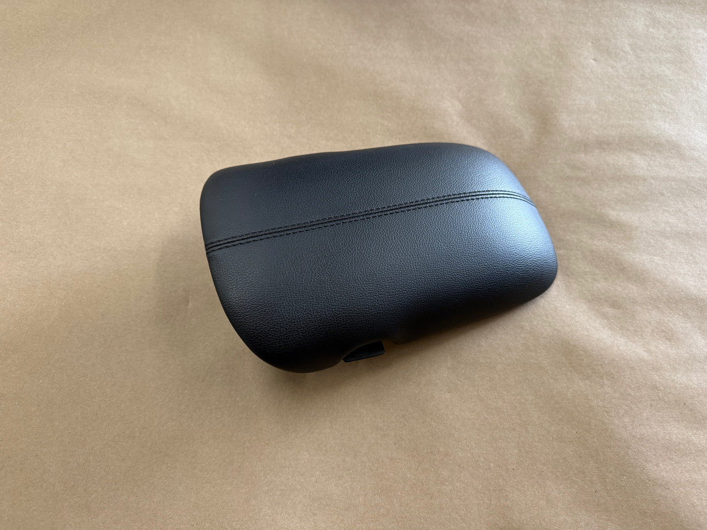 2015-2023 Ford Mustang Center Top Console Lid Armrest Black Stitching