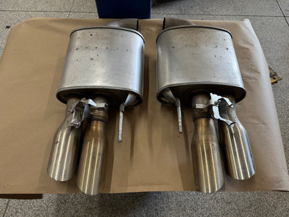 2018-2023 Ford Mustang GT Active Exhaust Quad Tip Mufflers