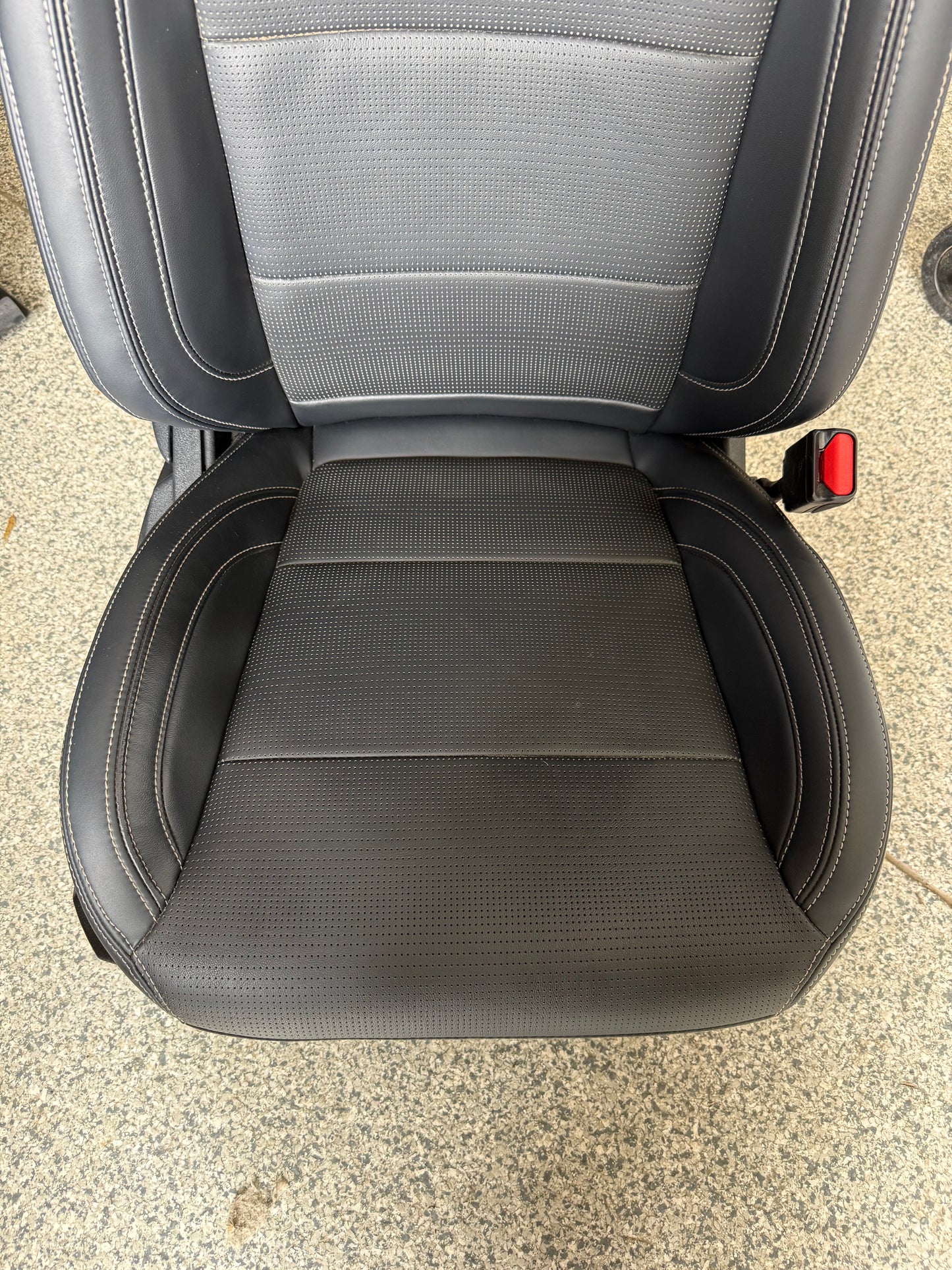 2024-2026 Ford Mustang GT Black Leather Coupe Front & Rear Seats