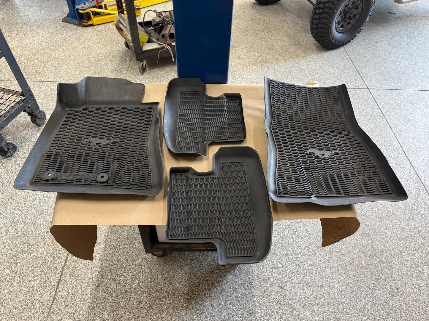 2015-2023 Ford Mustang Rubber Front & Rear Floor Mats