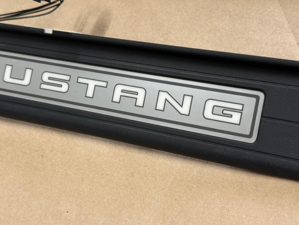 2015-2023 Ford Mustang "My Color" Sill/Scuff Plates Interior Trim Black