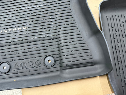 2024-2026 Ford Mustang Rubber Front & Rear Floor Mats