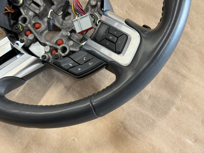2018-2023 Ford Mustang Leather Steering Wheel Automatic Paddle Shifters