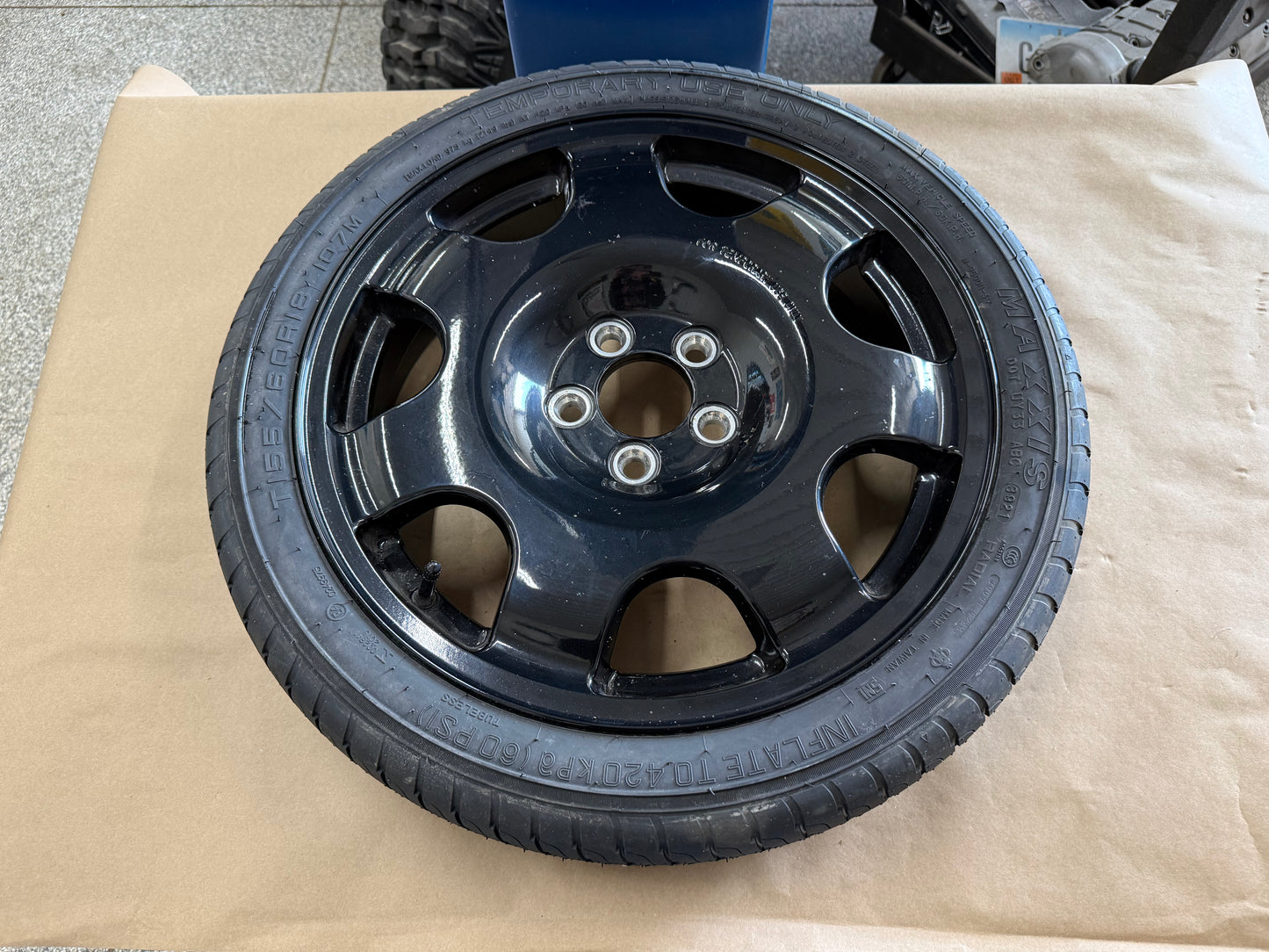 2015-2026 Ford Mustang GT Spare Tire 155/60/18 "Black"