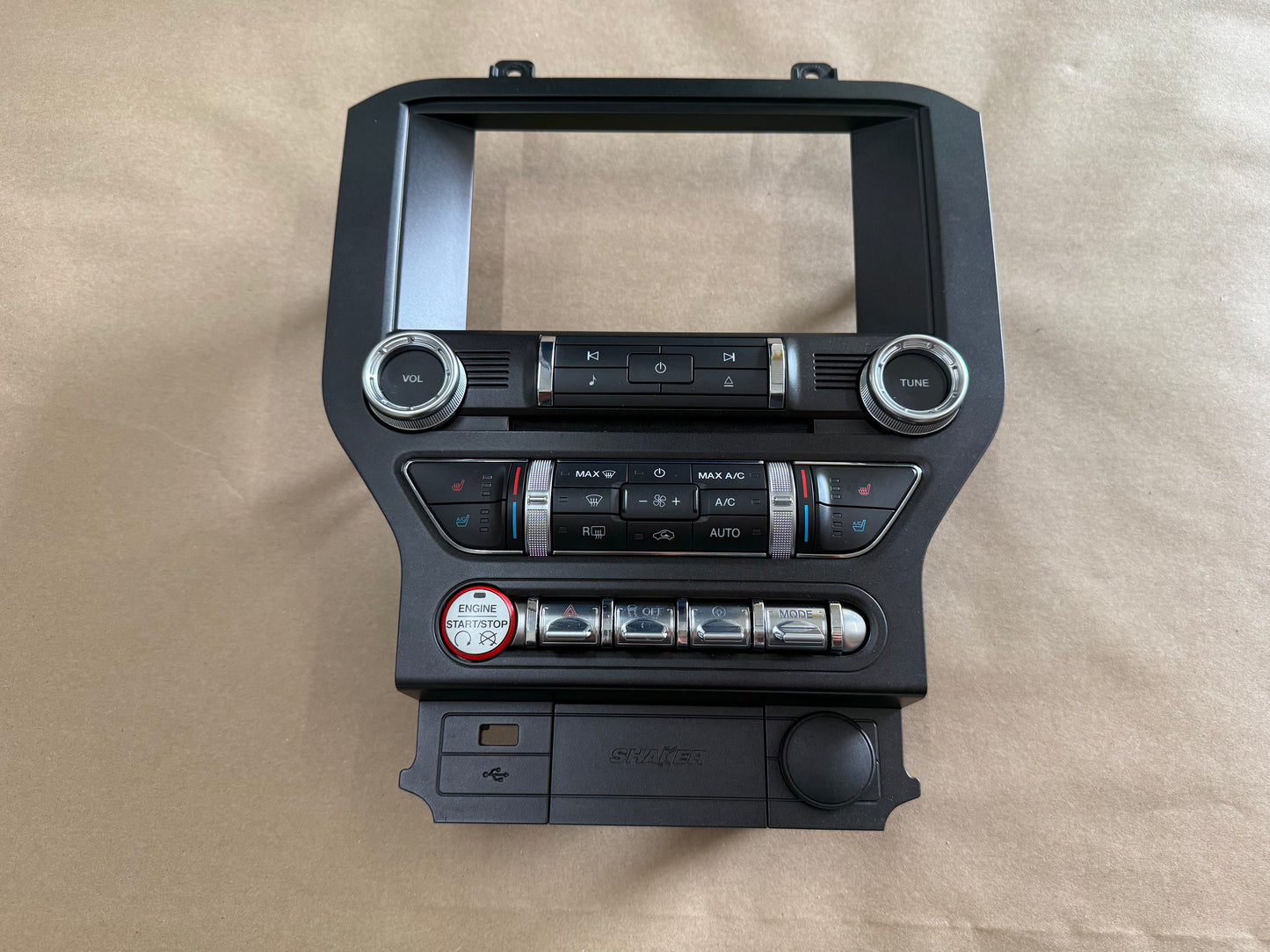 2015-2017 Ford Mustang GT Face Plate Premium Radio Trim Piece