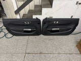 2024-2026 Mustang GT EcoBoost LH RH Premium Leather Insert Door Panels Pair