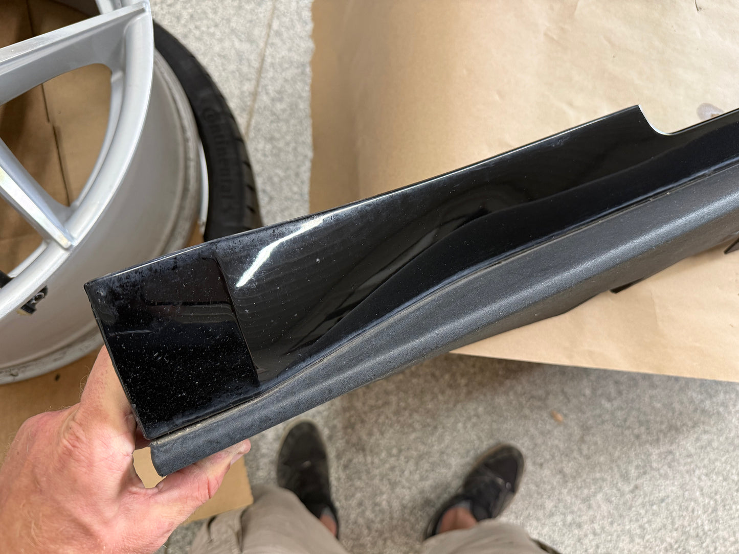 2015-2023 Ford Mustang GT V6 LH Side Skirt Molding Driver Side "G1"