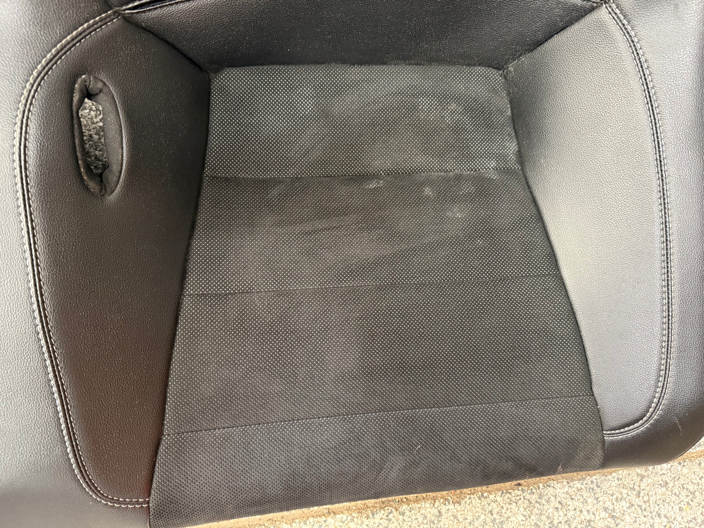 2018-2023 Ford Mustang GT Leather/Suede Set of Seats Black Heated/Cooled