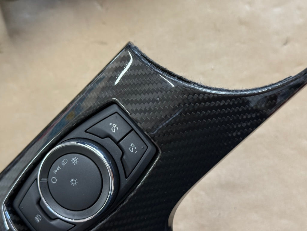 2015-2023 Mustang GT GT500 PP1 Carbon Fiber Interior Dash Trim Kit 4-Piece