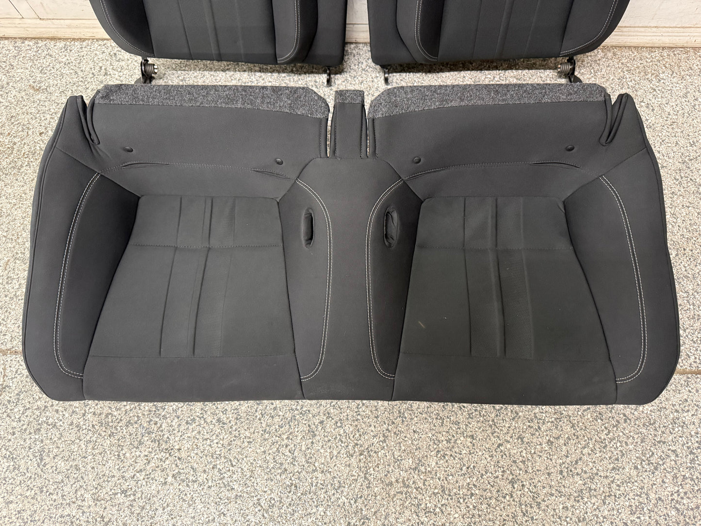 2018-2023 Ford Mustang GT Black Cloth Seats Coupe Front Rear Power Seats