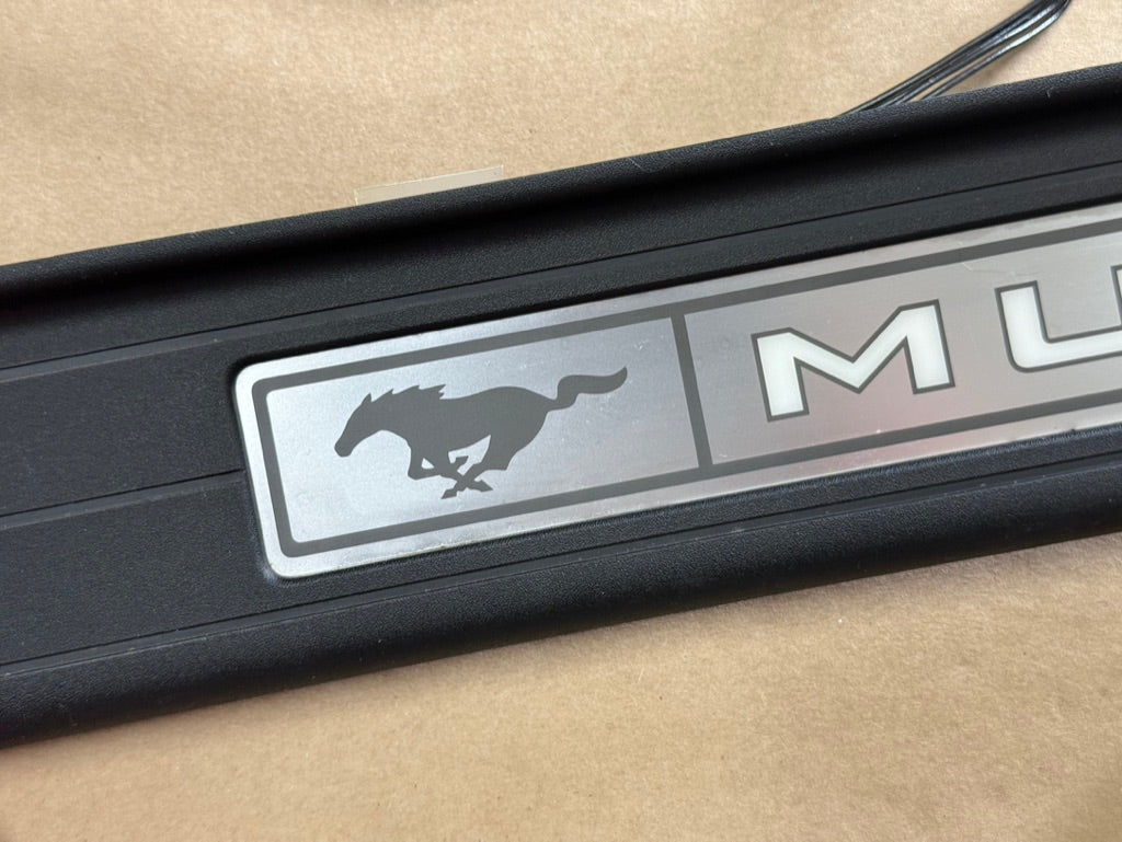 2015-2023 Ford Mustang "My Color" Sill/Scuff Plates Interior Trim Black