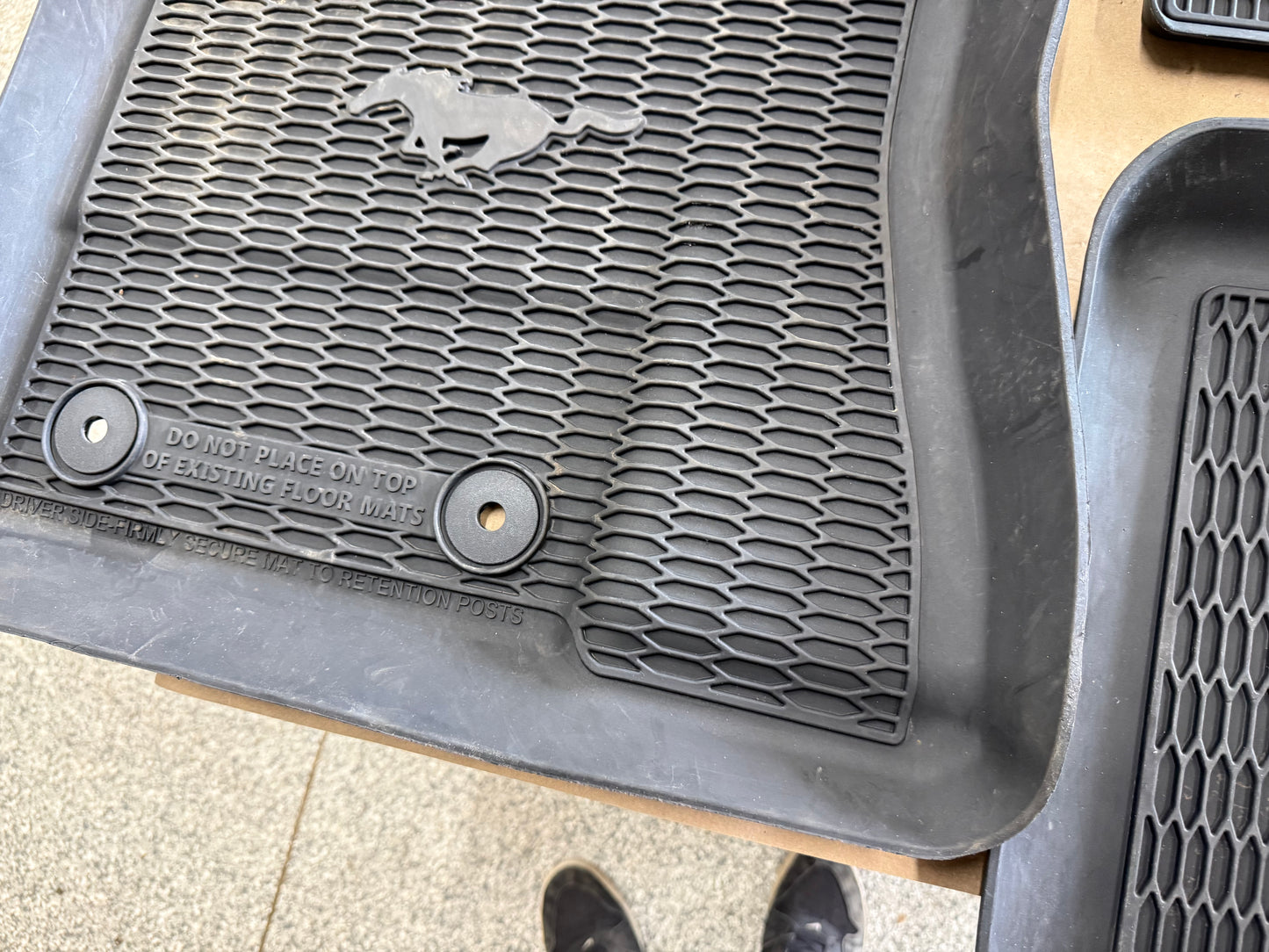 2015-2023 Ford Mustang Rubber Front & Rear Floor Mats
