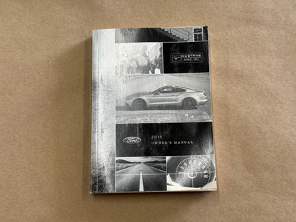 2015 Ford Mustang GT Owners Manual