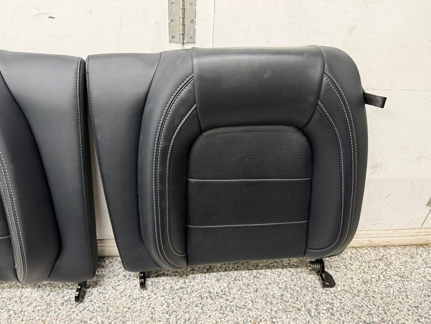 2024-2026 Ford Mustang GT Black Leather Coupe Front & Rear Seats