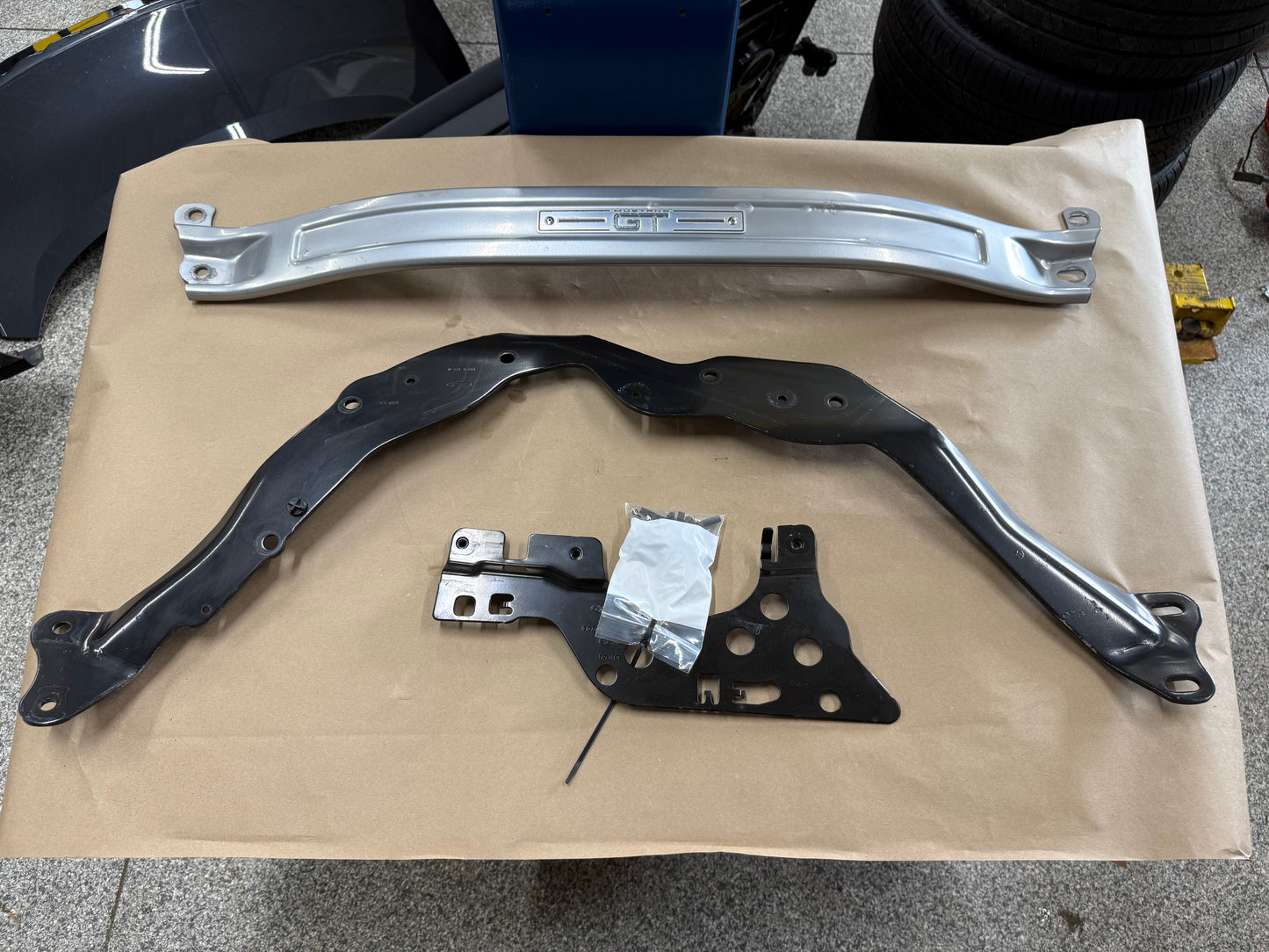 2015-2023 Ford Mustang Strut Tower and Firewall Brace Bar